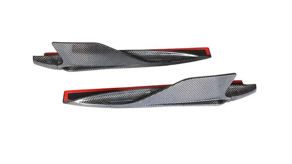 Audi R8 V10 Gen 2 Carbon Fiber Side Door Splitter Fins – 4S Coupe (2016–2018)