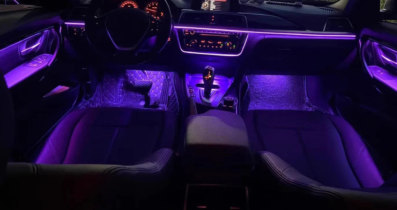 BMW 3 Series F30 / F31 / F35 Interior 64-Color Symphony LED Ambient Light Kit 2013 - 2019