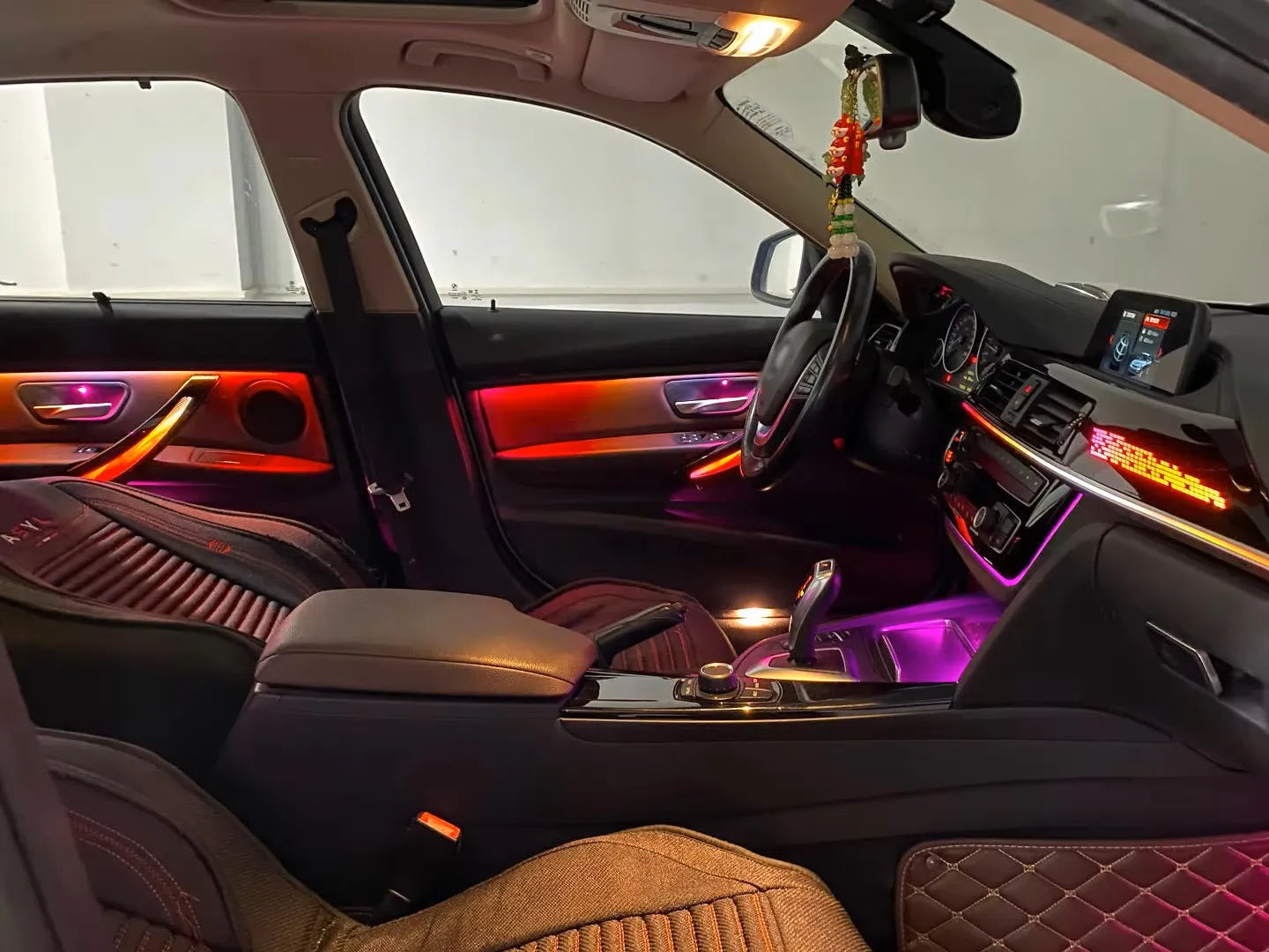 BMW 3 Series F30 / F31 / F34 / F35 / 3GT & 4 Series F36 Gran Coupe Interior 64-Color LED Ambient Light Kit 2013 - 2019