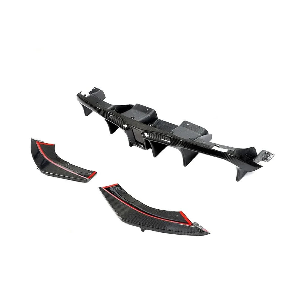 Carbon Fiber Rear Diffuser – BMW M2 F87 & M2 Competition (2016-2020) – Gloss Carbon Rear Aero