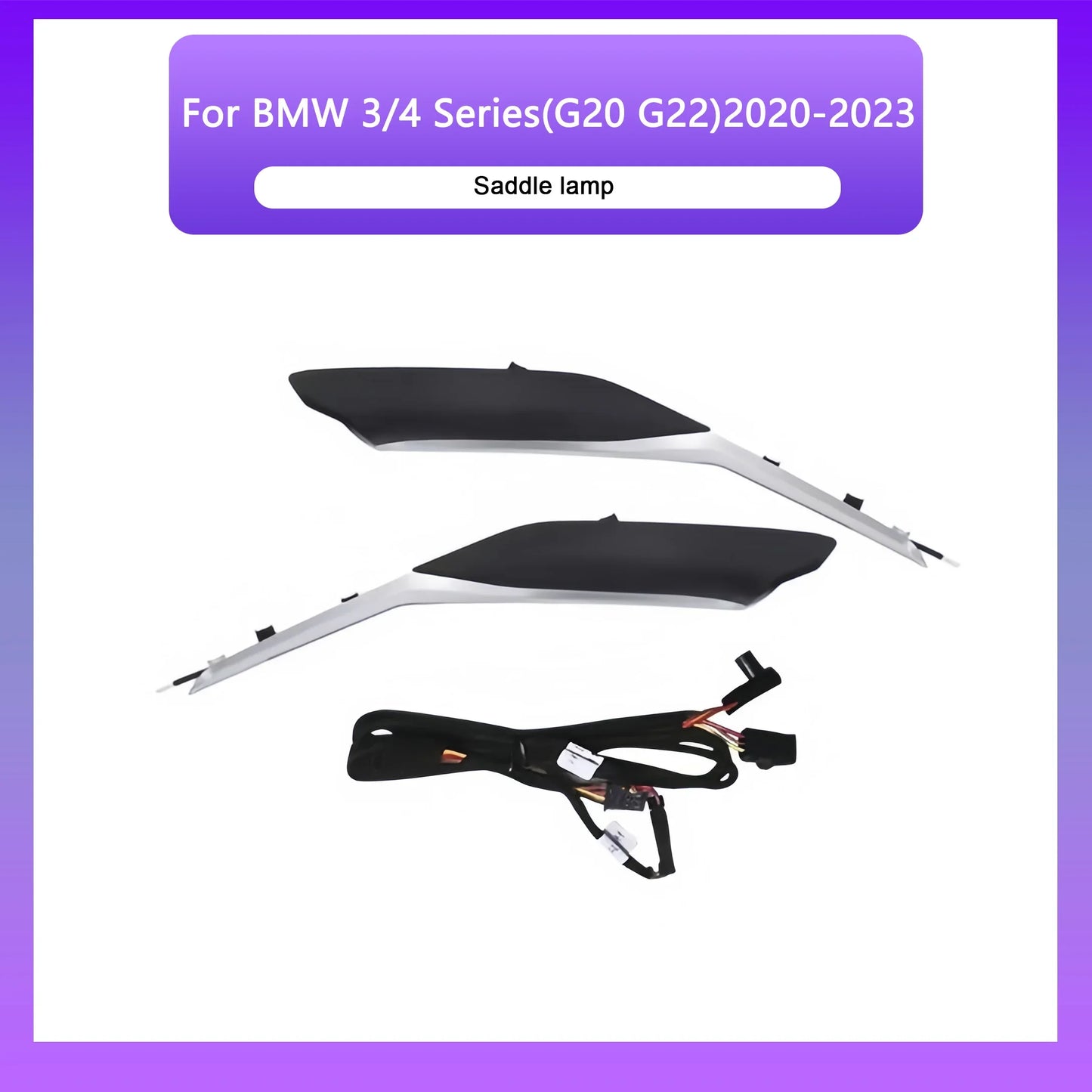 BMW 3 Series G20 / G80 & 4 Series G22 / G82 Center Console Saddle LED Ambient Light Kit 2020 - 2023 (11-Color)