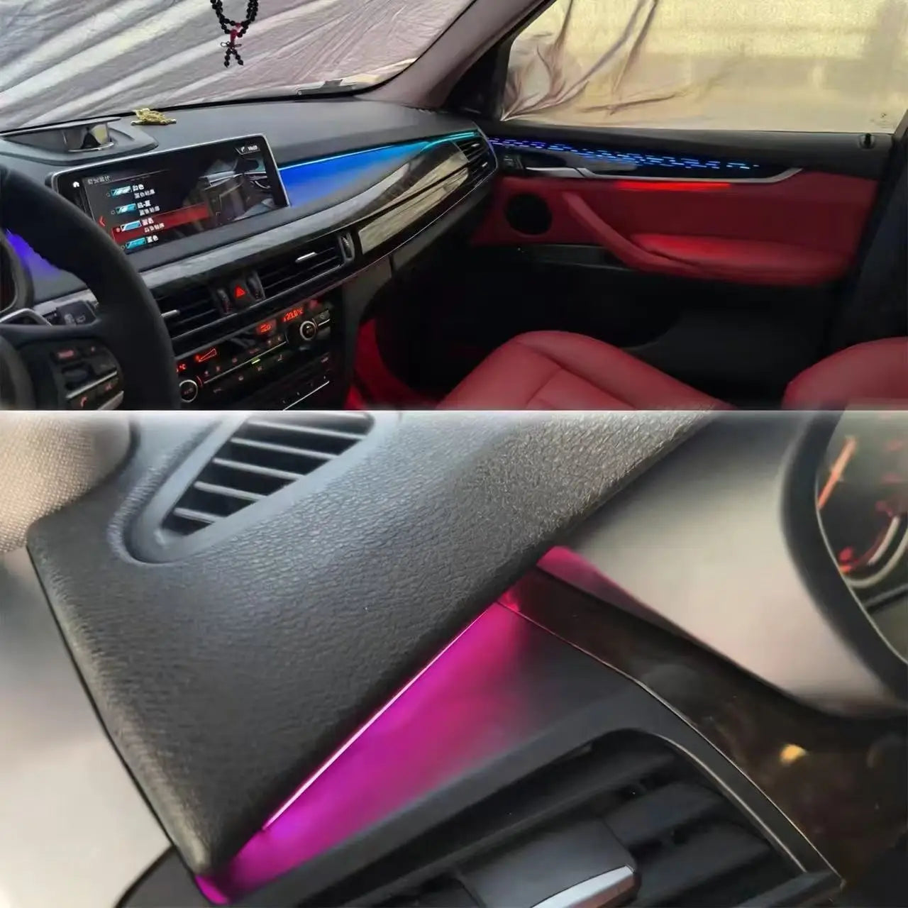 BMW X5 F15 / X6 F16 Interior 64-Color Galaxy Style LED Ambient Light Kit 2013 - 2018