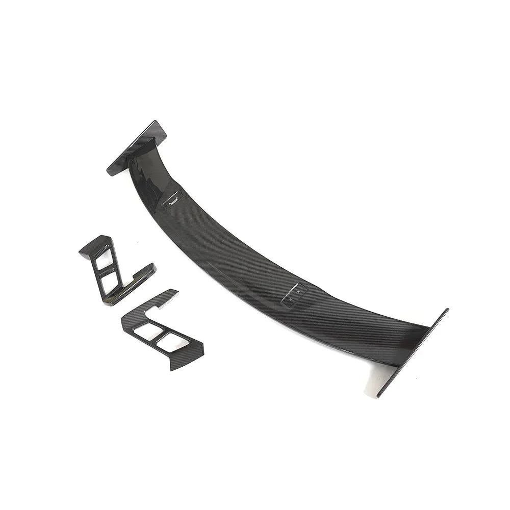 2019–2023 Audi R8 V10 Coupe M-Style High Rear Wing Spoiler – Dry Carbon Fiber