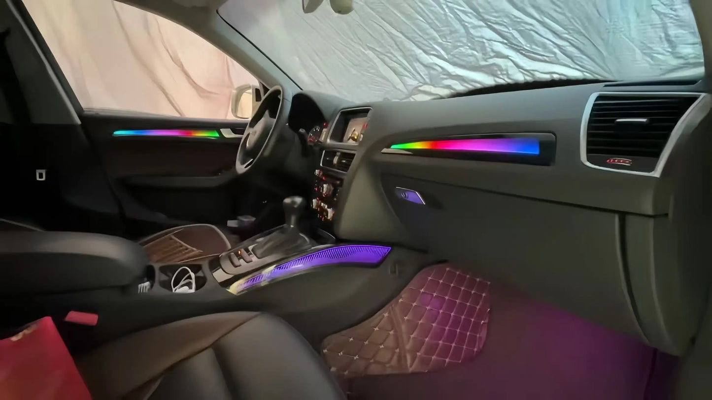 Audi A4 / A4L B8 / A5 / Q5 Interior 64-Color Star Sky Dynamic LED Ambient Light Kit 2009 - 2017