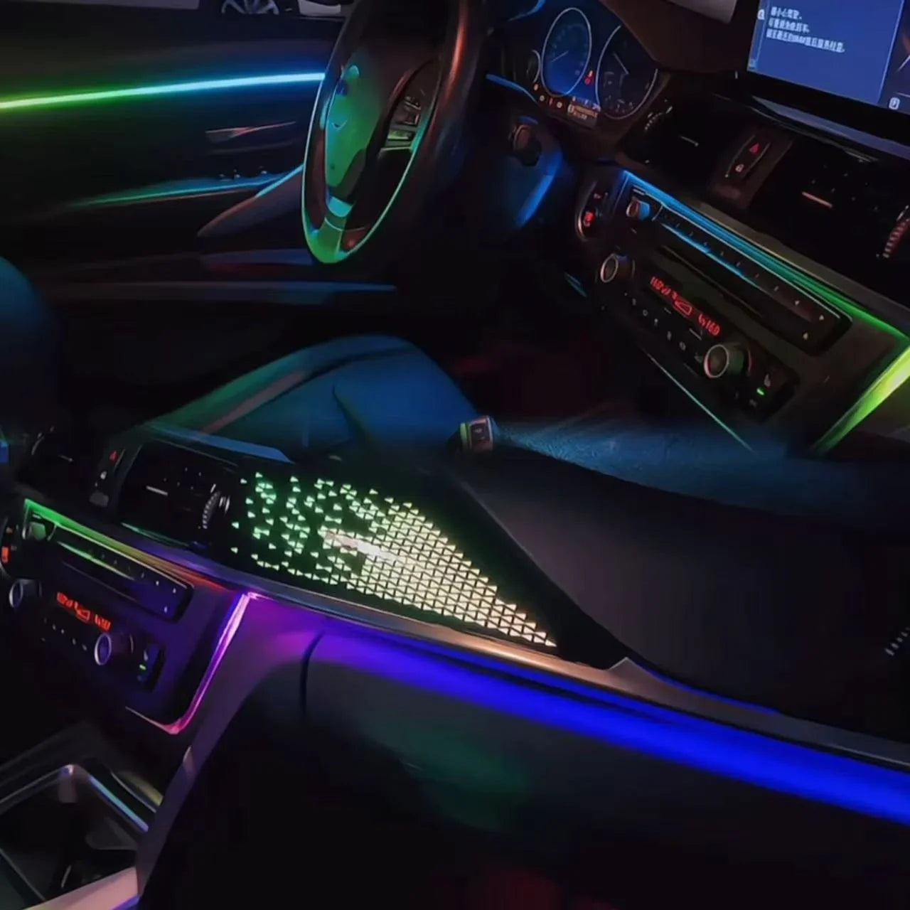 BMW 3 Series F30 / F34 / F35 LHD & RHD Interior 64-Color Symphony Starry Sky LED Ambient Light Kit 2013 - 2019