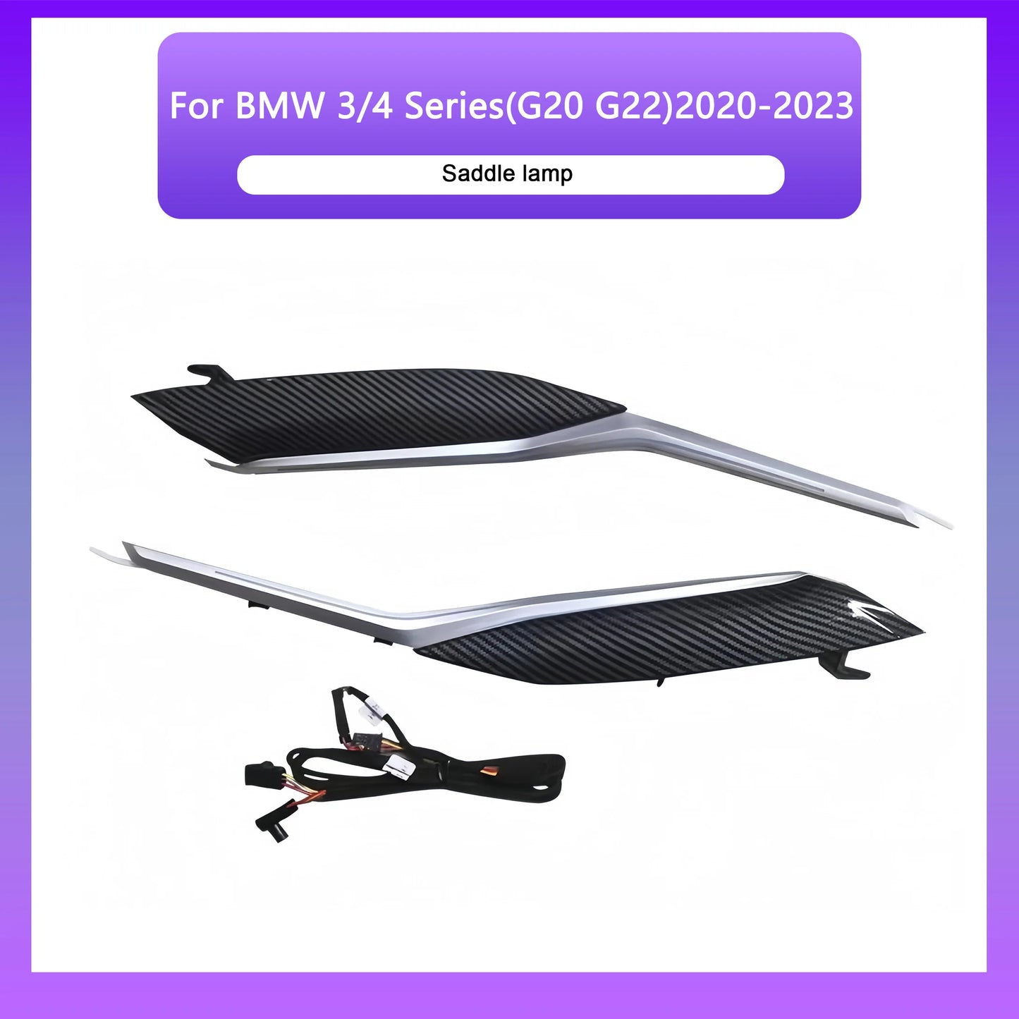 BMW 3 Series G20 / G80 & 4 Series G22 / G82 Center Console Saddle LED Ambient Light Kit 2020 - 2023 (11-Color)