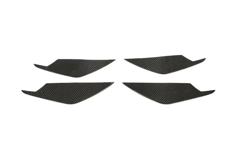 Dry Carbon Fiber Front Bumper Canards – BMW G80 M3 & G82/G83 M4 (2021+)