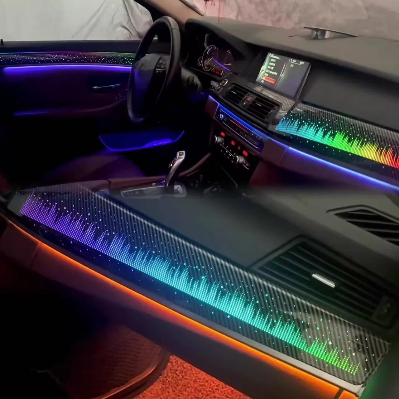 BMW 5 Series F10 / F11 / F18 Interior 64-Color Symphony LED Ambient Light Kit 2011 - 2017