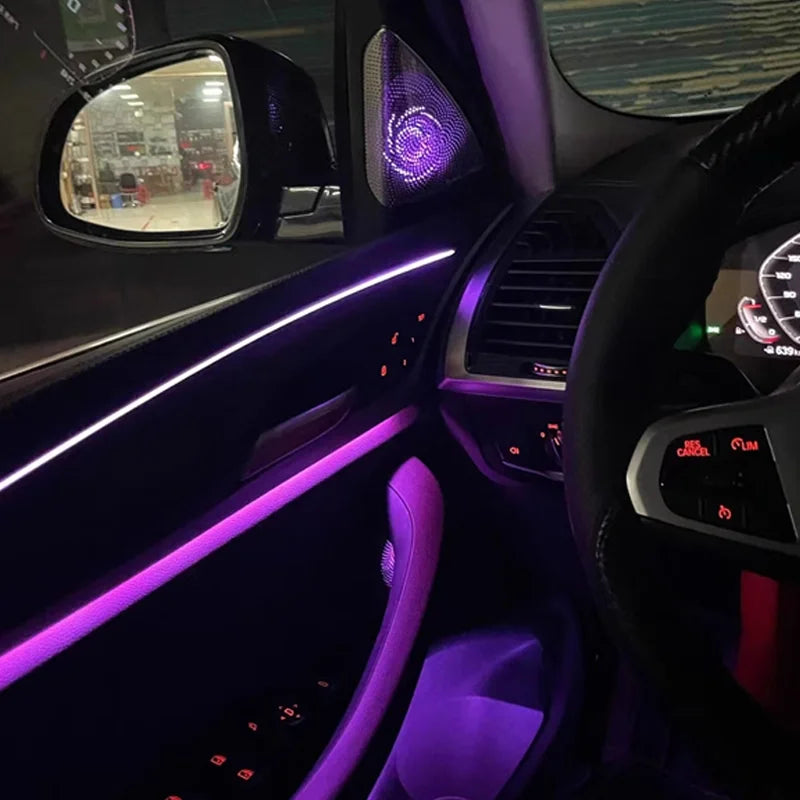 BMW X3 G01 / X4 G02 / G08 Interior 64-Color Symphony Rainbow LED Ambient Light Kit 2018 - 2024