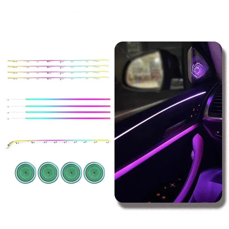 BMW X3 G01 / X4 G02 / G08 Interior 64-Color Dynamic LED Ambient Light Kit 2018 - 2024