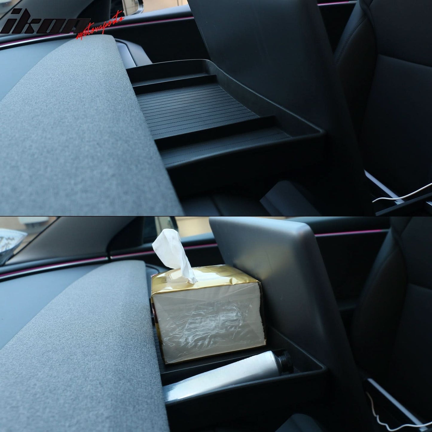 2024-2025 Tesla Model 3 Highland Dashboard Hidden Organizer Tray TPE