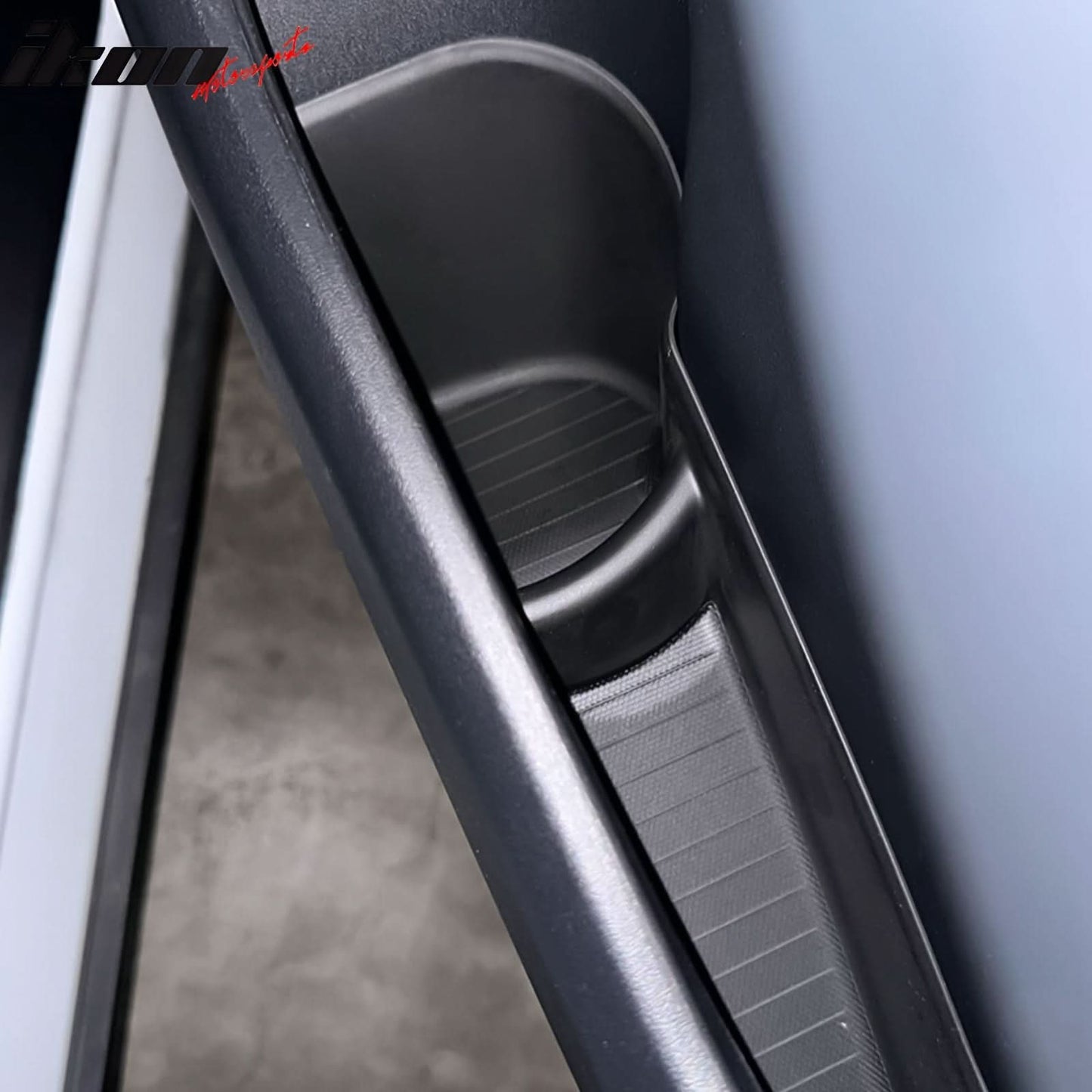 2020-2023 Tesla Model Y Black Door Side Storage Box Injection TPE 4PCS