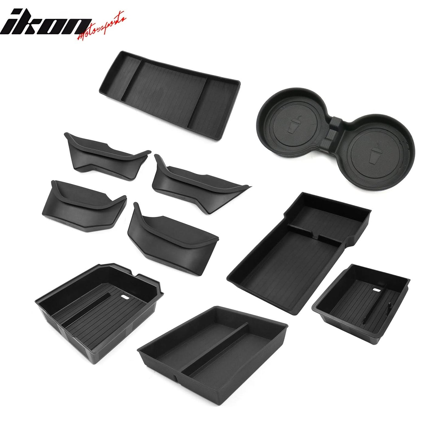 2024-2025 Tesla Model 3 Door Side+Center Armrest+Console Storage Box