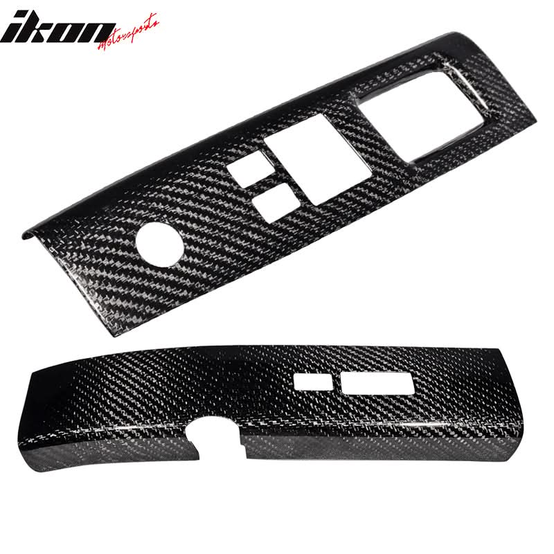 2003-2005Â Nissan 350Z Interior Door Switch Trim Covers Carbon Fiber