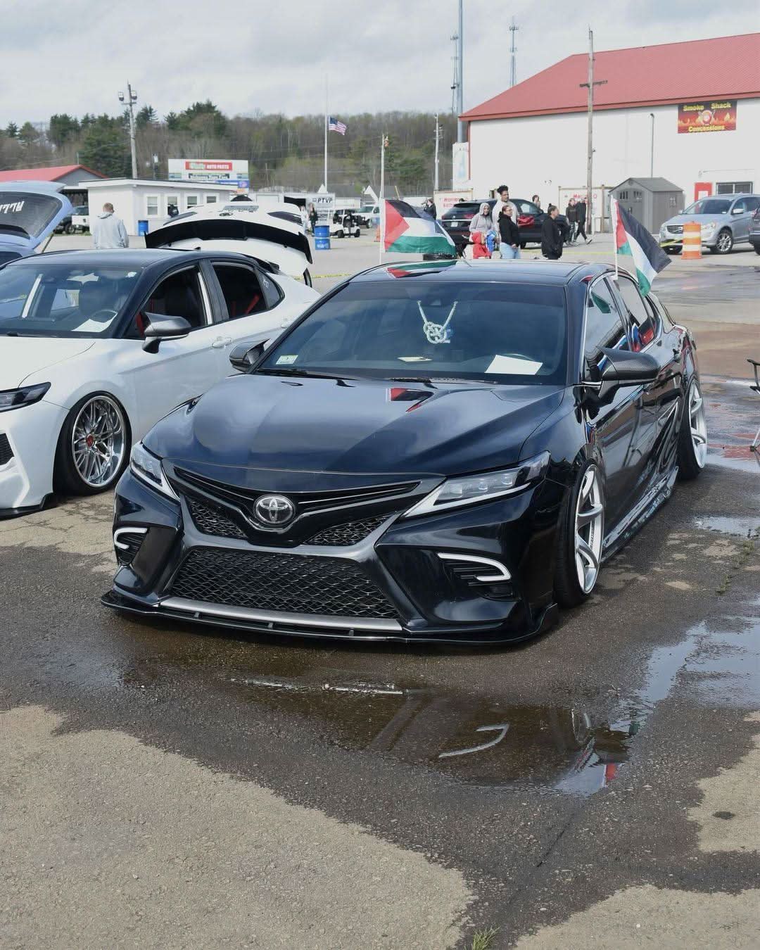 Toyota Camry XSE XLE SE LE Black LED Projector Headlights Upgrade (2018 - 2021)