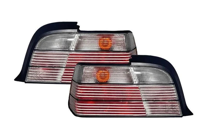 BMW E36 Coupe/Convertible Clear OEM Style Tail Lights (1990-1999)