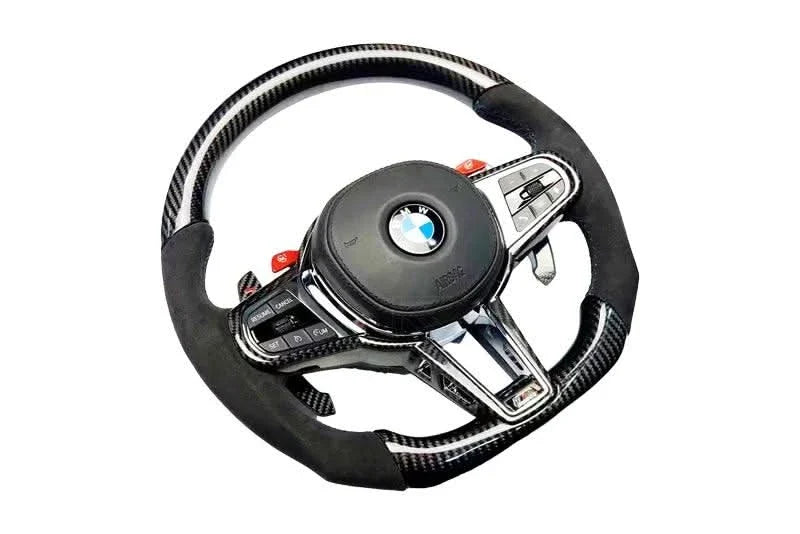 BMW 2/3/4/5 Series LCI G80 G81 G82 G83 G87 G20 G30 Carbon Fiber Steering Wheel (2019+)