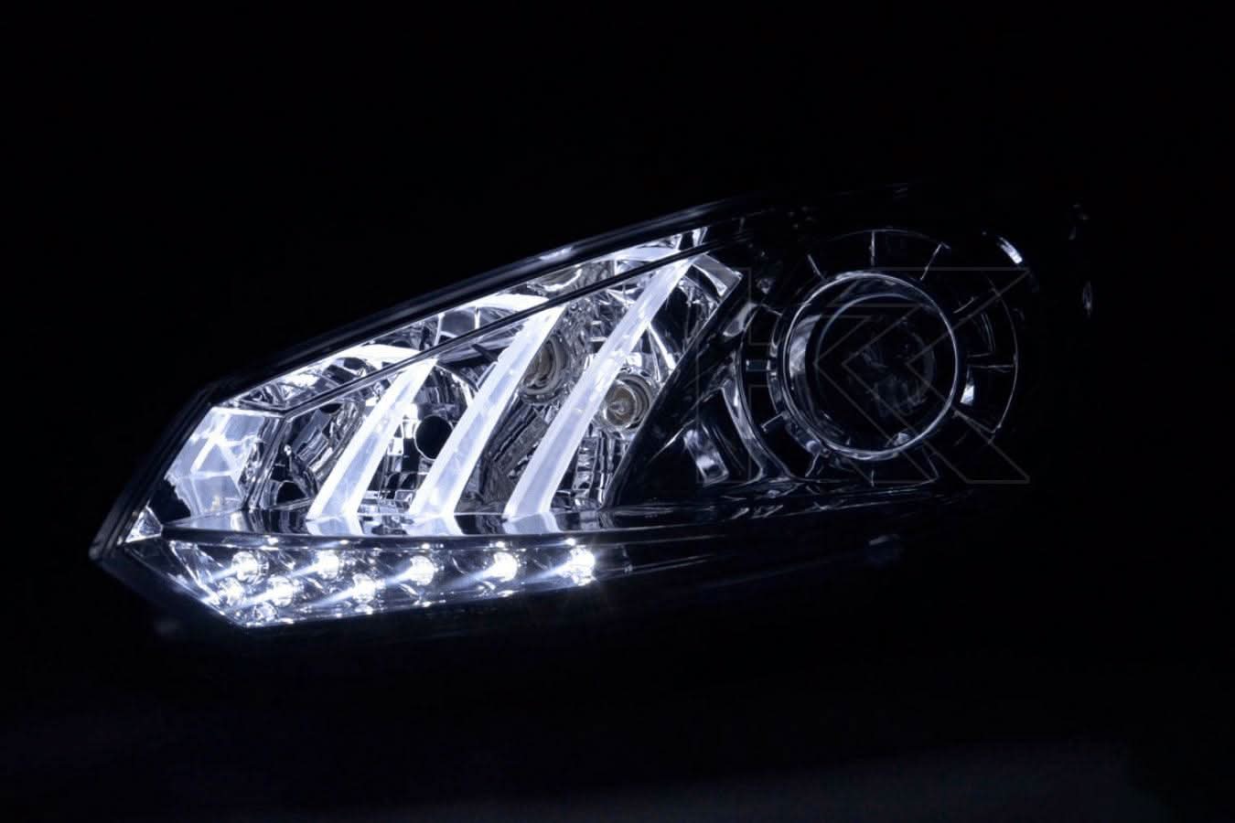 Volkswagen Golf 6 Chrome DRL Headlights (2008 - 2014)