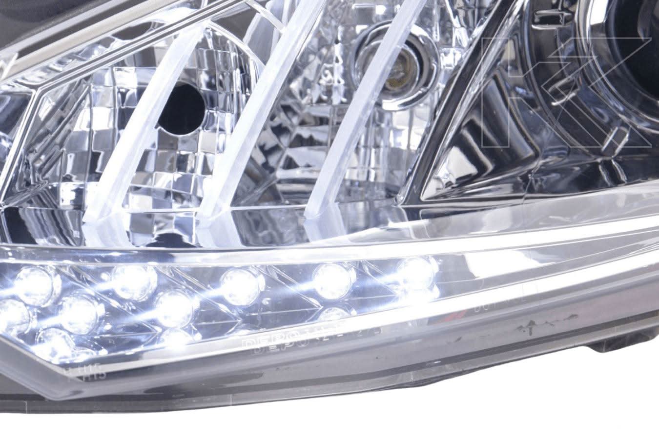Volkswagen Golf 6 Chrome DRL Headlights (2008 - 2014)