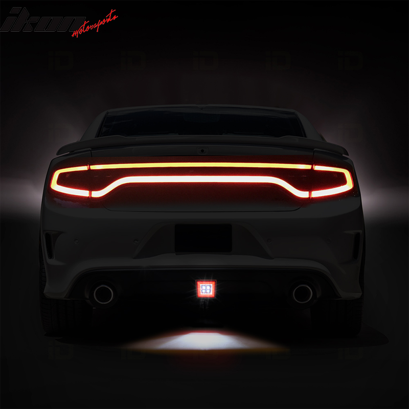Universa Square Red LED Rear Tail Third 3RD Brake Lights