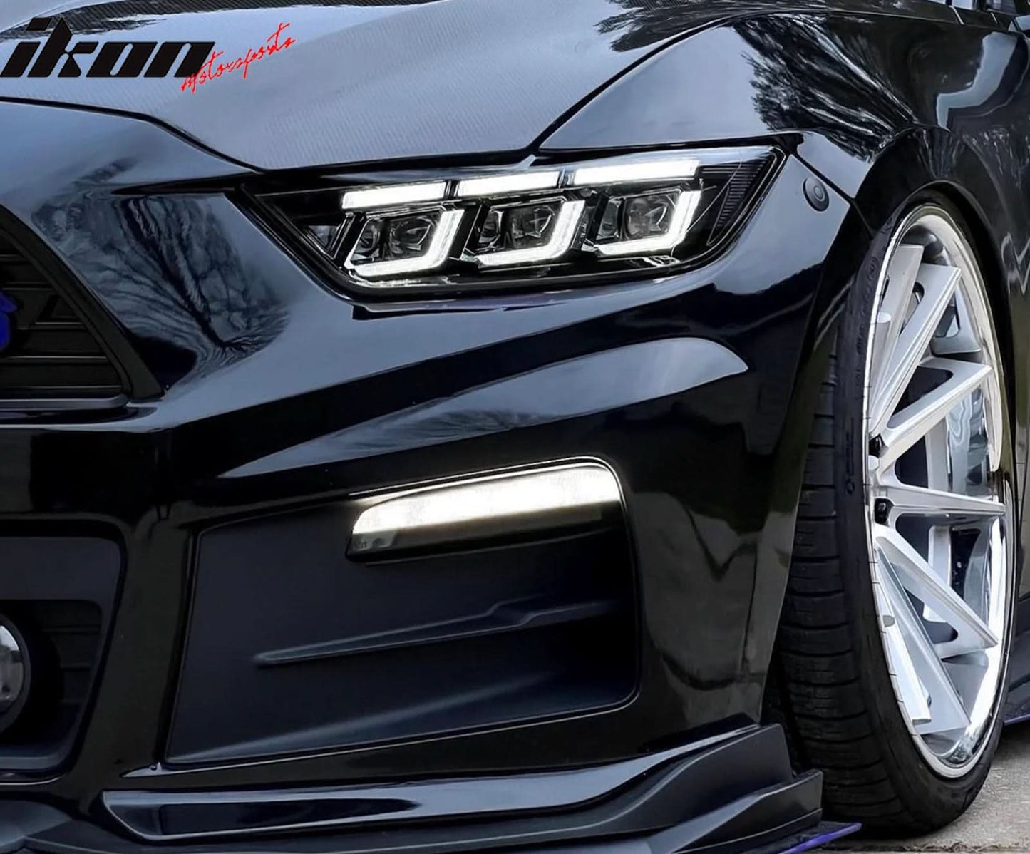 2015-2017 Ford Mustang Front Bumper Cover Led Grille 2024 Headlights