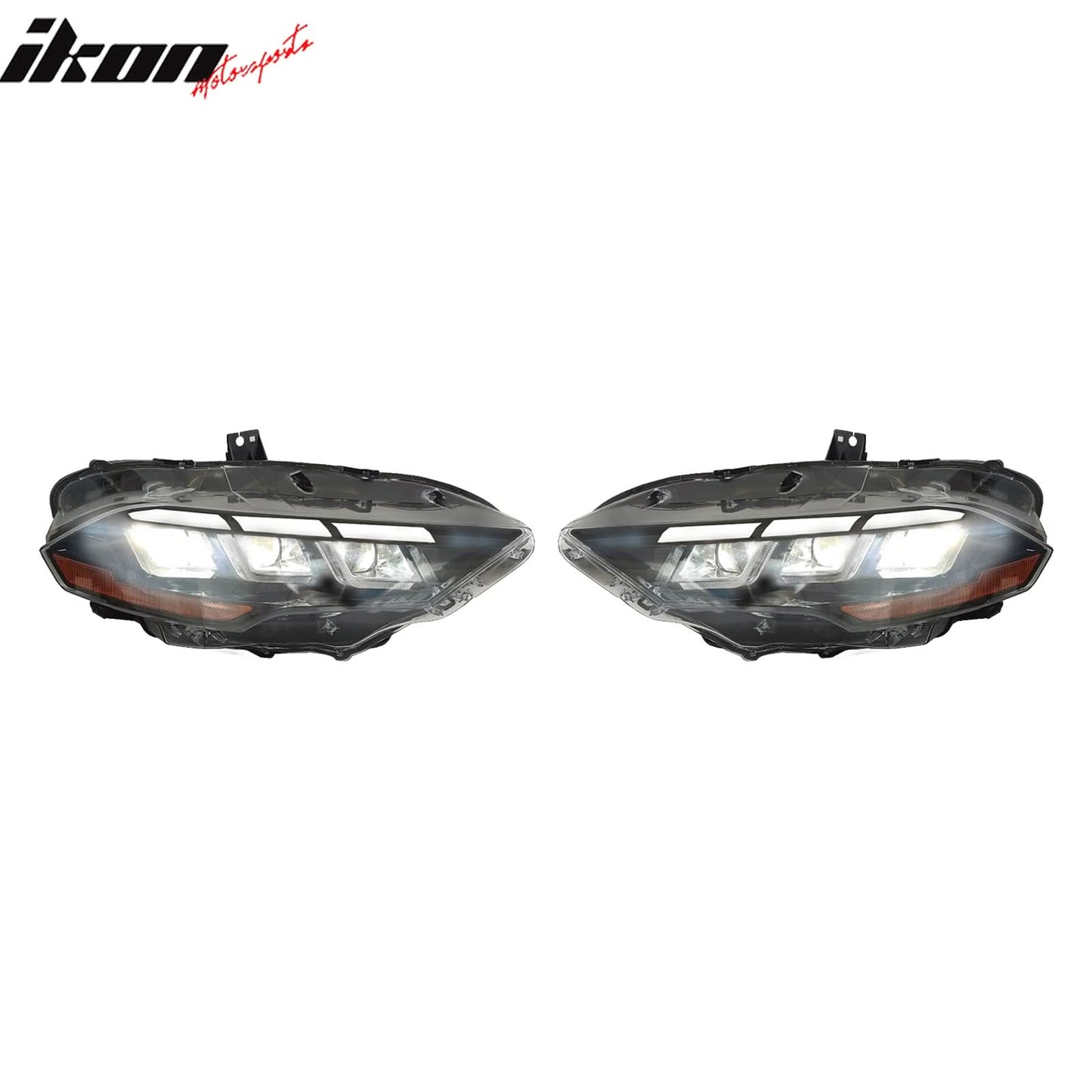 2018-2023 Ford Mustang EcoBoost GT V6 2024 Style Front Head Light Lamp
