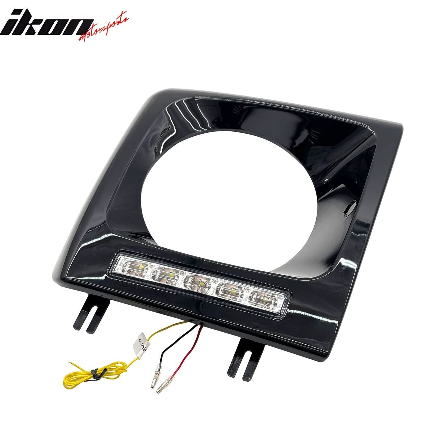 1990-2018 Benz W463 G500 G550 G55 G63 G65 Gloss Black Headlight Bezels