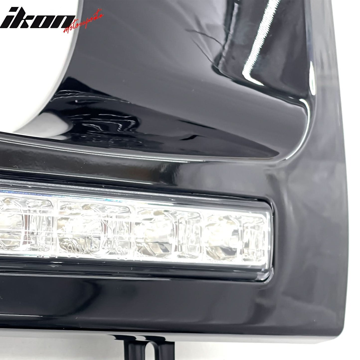1990-2018 Benz W463 G500 G550 G55 G63 G65 Gloss Black Headlight Bezels