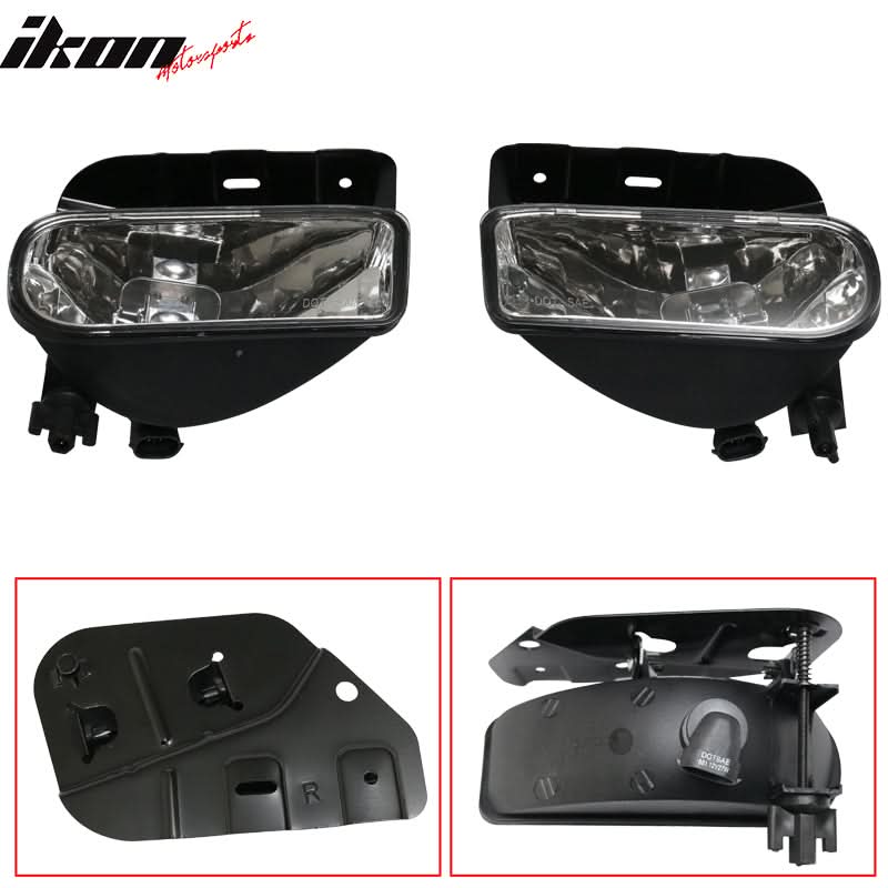 2002-2006Â Cadillac Escalade OEM Front Fog Light Lamp Clear Lens Pair