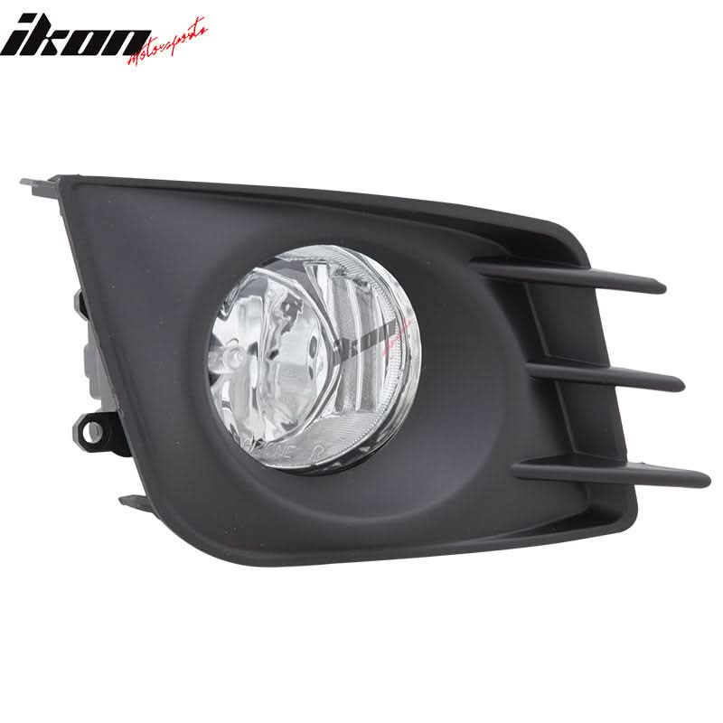 2011-2013  Scion tC Front Clear Fog Lights Driving Lamps Pair + Covers