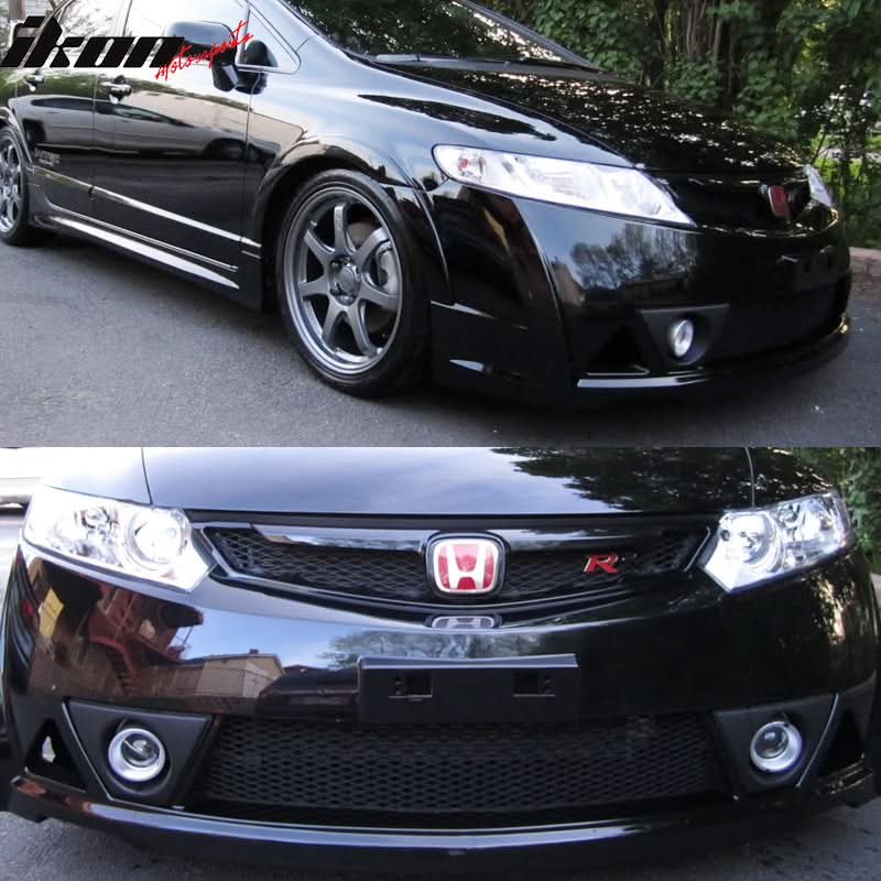 2006-2011 Honda Civic MU RR Style USDM Fog Light Cover Retainers PP