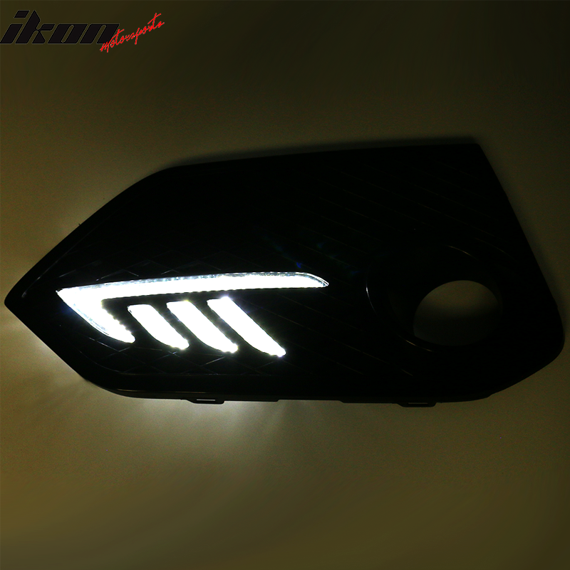 2016-2018 Honda Civic X Gen Type R White Amber Daytime Running Lights