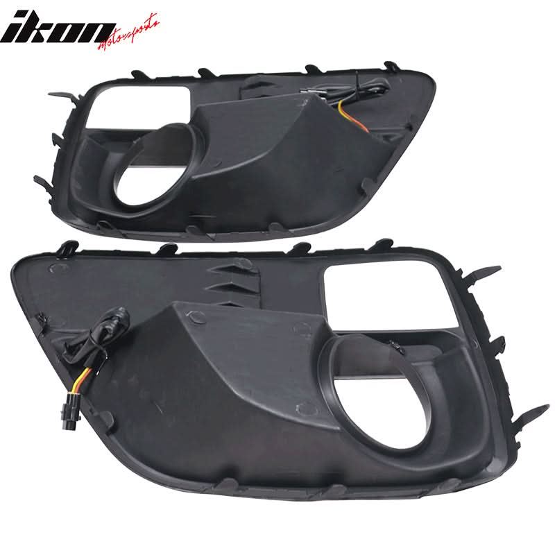 2015-2017Â Subaru WRX Sti White DRL & Amber Switchback Fog Light Covers