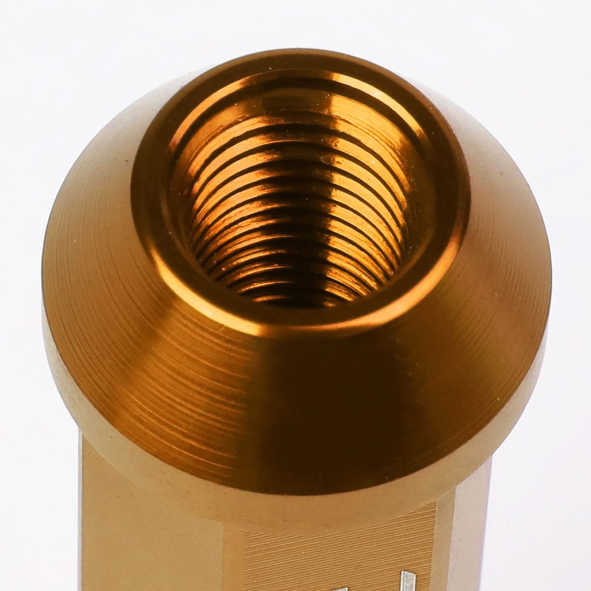 M12 X 1.5 Acorn Style Extended Lug Nuts - Aluminum Orange 20pc