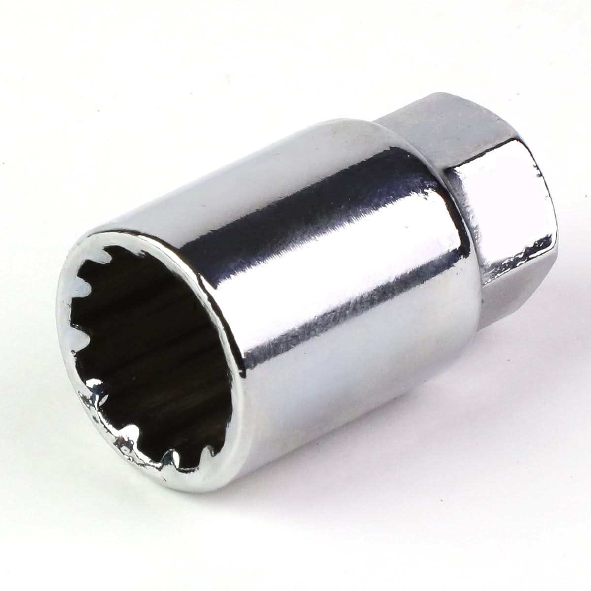 Aluminum Acorn Lug Nuts M12x1.5 50mm Light Blue 16pcs + 4 Locks