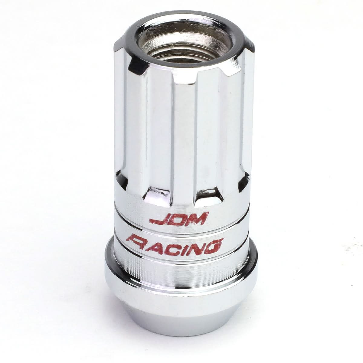 M12 x 1.25 Steel Lug Nuts 45mm Extended Acorn Chrome 16pc + 4 Locks