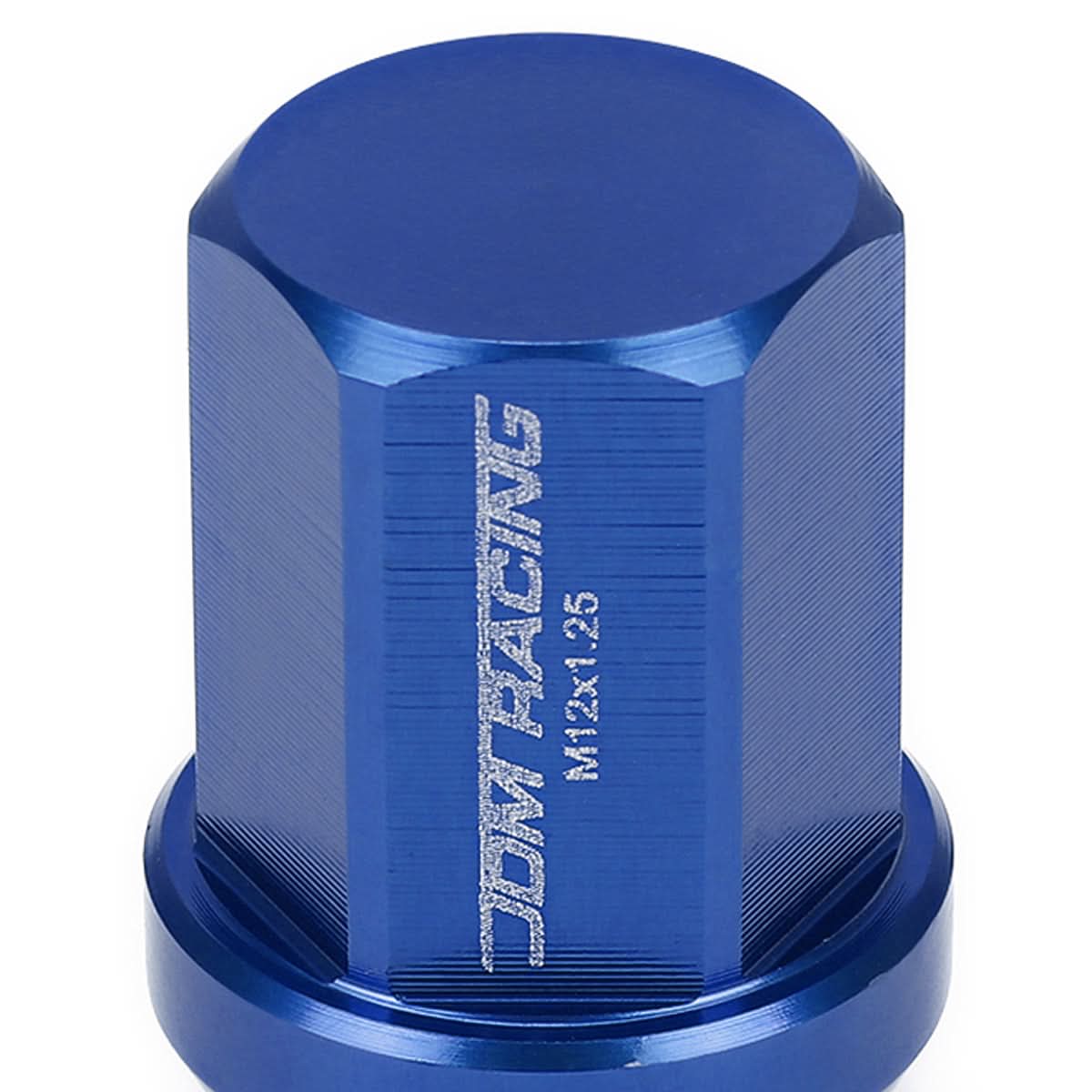 Acorn Style Aluminum Lug Nuts M12x1.25 20pc Set - Blue