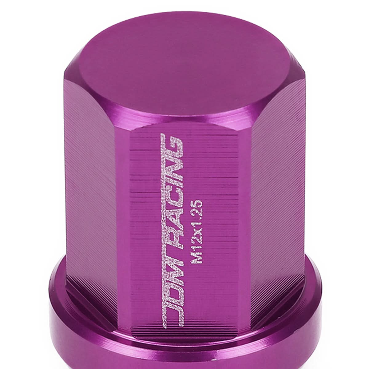 M12 x 1.25 Purple Acorn Lug Nuts 35mm Tall Closed End 20pc Set