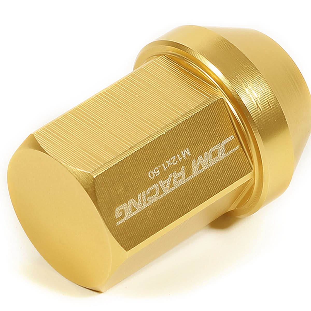 M12 x 1.5 Acorn Style Lug Nuts 35mm Gold Aluminum 20pc Set