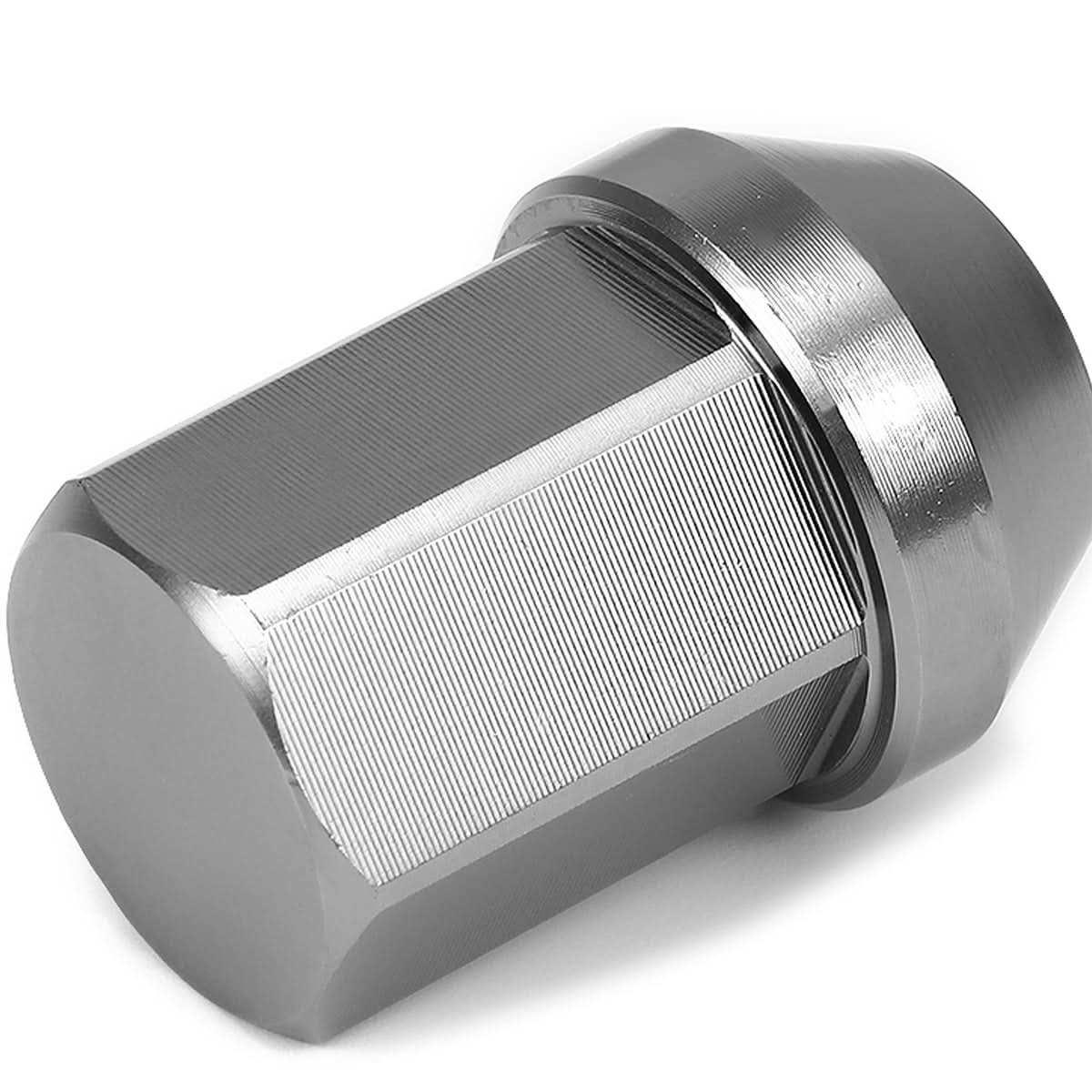 M12 x 1.5 Acorn Style Lug Nuts 35mm Closed End Gun Metal 20pc Aluminum