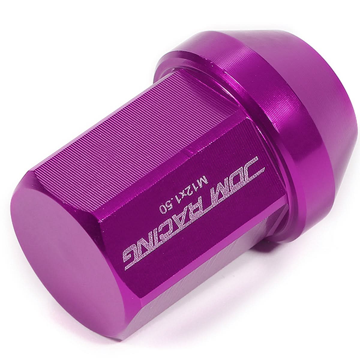 M12 x 1.5 Aluminum Acorn Lug Nuts 35mm Purple 20pc Set