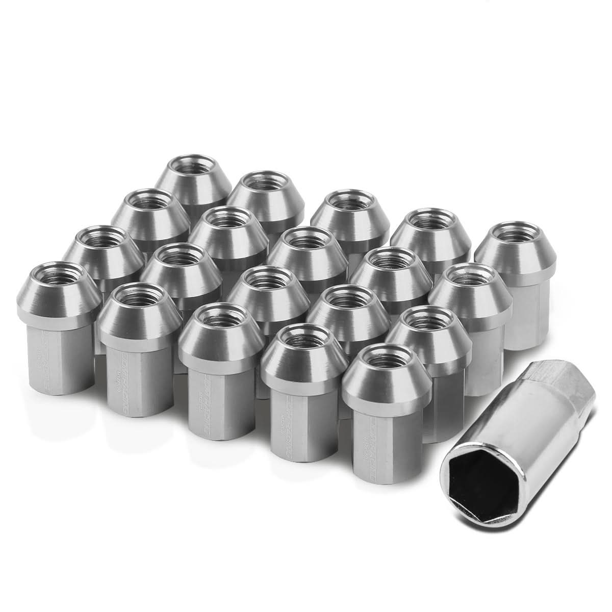 M12 x 1.5 Acorn Style Lug Nuts 20pc Set - Aluminum