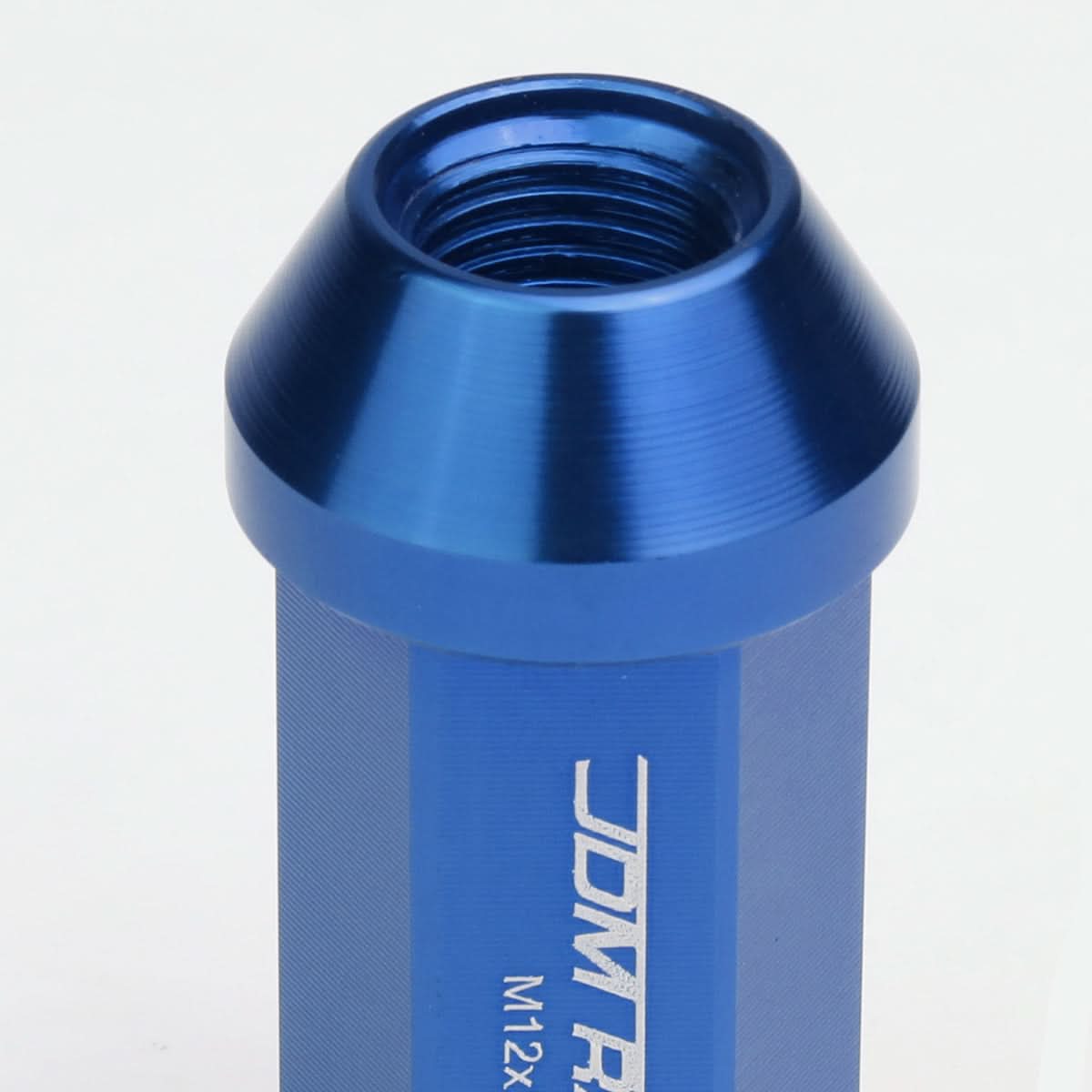 M12 x 1.25 Acorn Style Extended Lug Nuts - Blue Aluminum