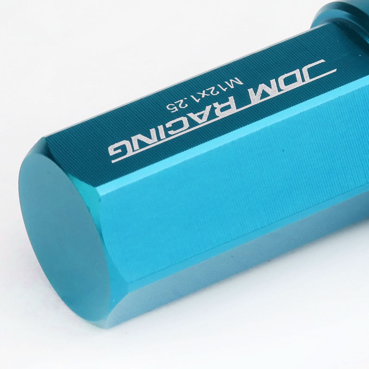 Universal Acorn Style Extended Aluminum Lug Nuts M12x1.25 20pc Light Blue