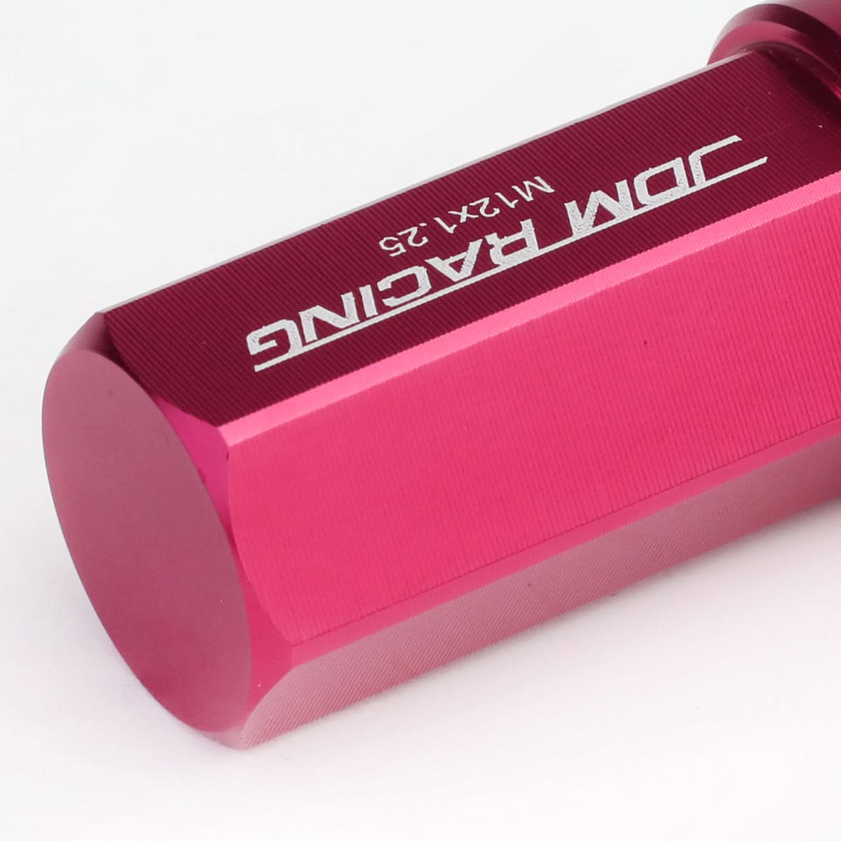M12 x 1.25 Acorn Style Extended Lug Nuts - Aluminum Pink 20pc