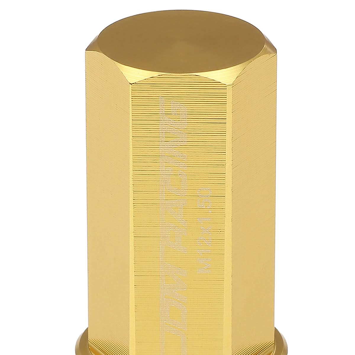 M12 x 1.5 Acorn Style Extended Lug Nuts 20pc Set Gold Aluminum