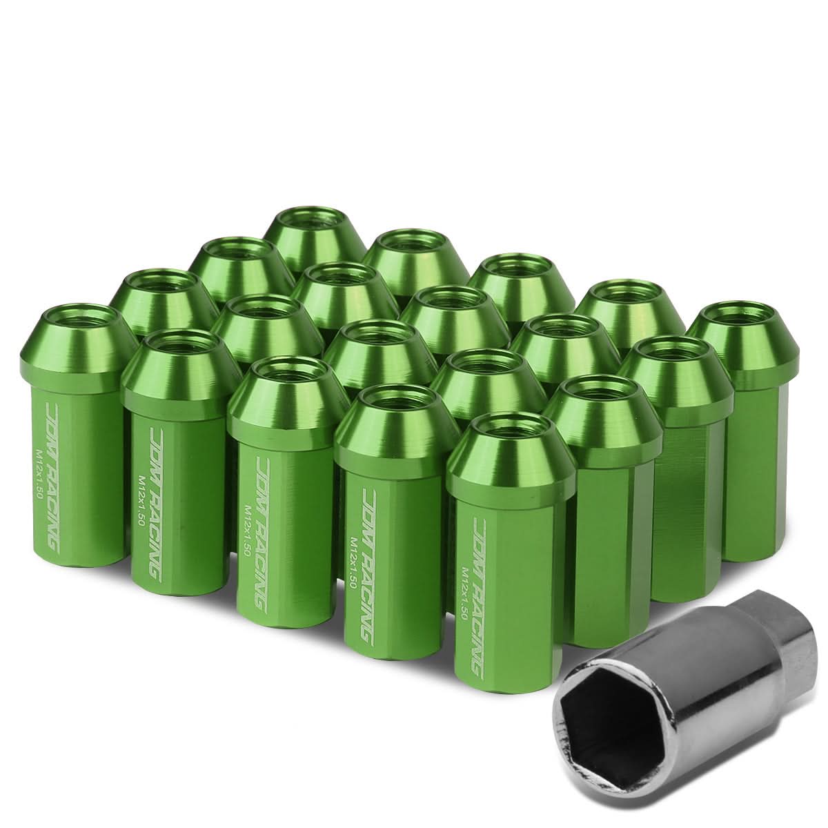 M12 x 1.5 Acorn Style Extended Lug Nuts - Aluminum