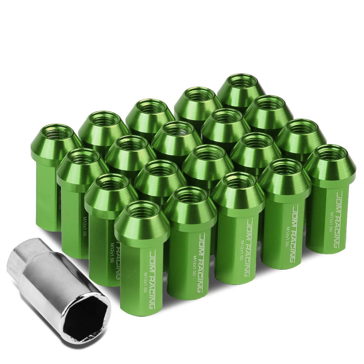 M12 x 1.5 Acorn Style Extended Lug Nuts - Aluminum