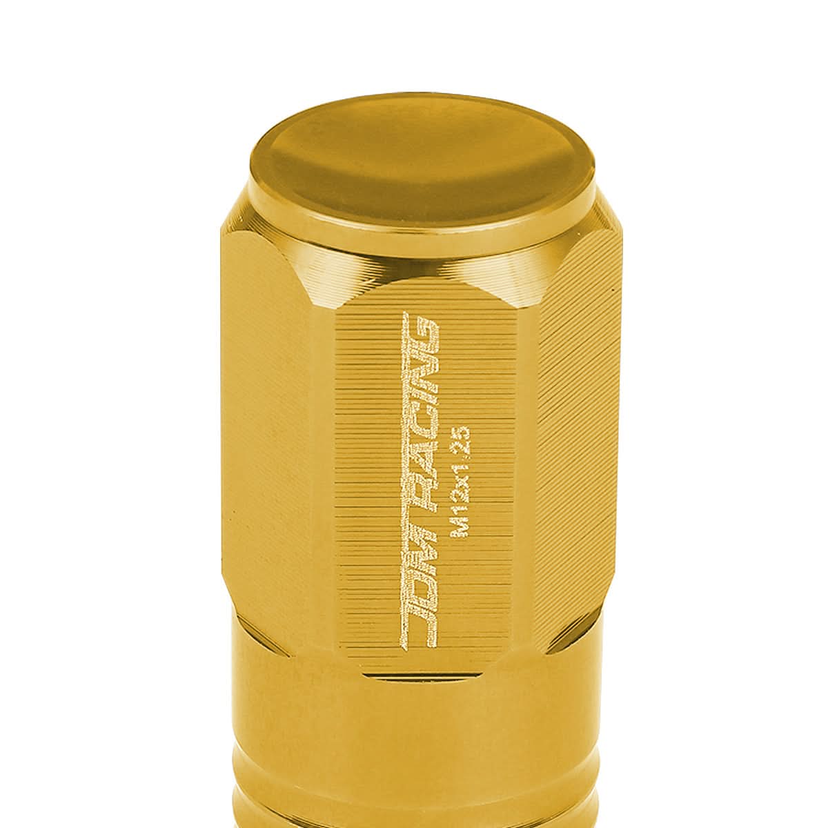 M12 x 1.25 Extended Grooved Shank Lug Nuts 20pc Set Aluminum