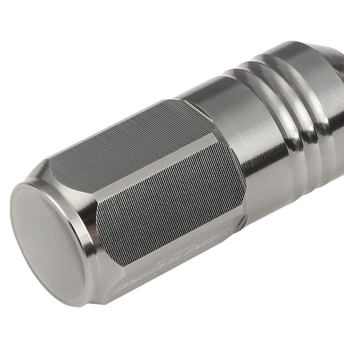 M12 X 1.25 Extended Grooved Shank Lug Nuts 20pc Set - Aluminum